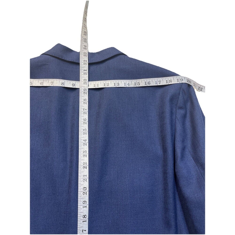 NEW Bonobos Jetsetter Sz 46L Slim Fit Italian Marzotto Wool Blazer Navy Blue - Picture 15 of 15